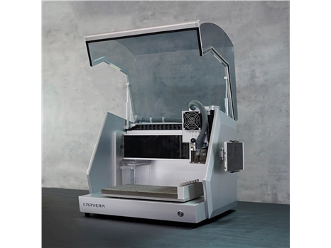 Makera Carvera 桌上型CNC加工機打開蓋