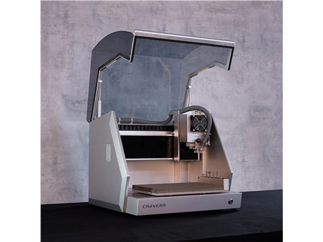 Makera Carvera 桌上型CNC加工機打開蓋