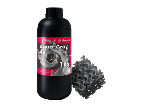 Phrozen 湖水4K模型樹脂-湖水灰與成品