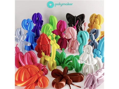 Polylite PLA 絲綢色系列 - 各色列印成品
