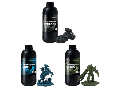 Phrozen 湖水超高精細樹脂系列與成品