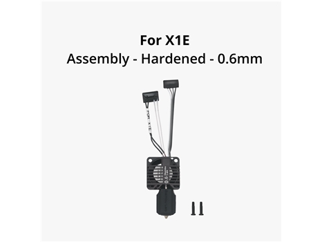 熱端套裝X1E - 0.6mm 硬化鋼噴頭