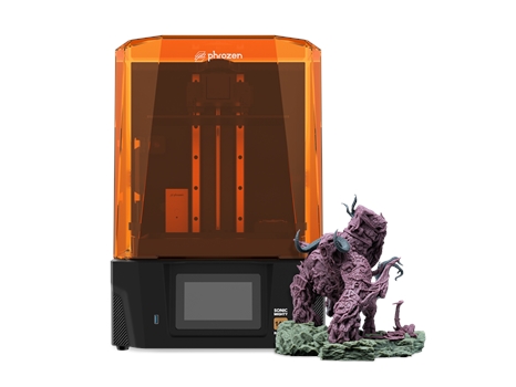 Phrozen Sonic Mighty Revo 光固化列印機與成品