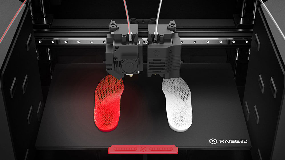 raise3d e2 3d printer mirror mode and duplication mode