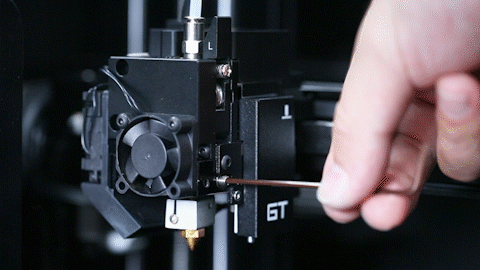 raise3d e2 3d printer changing nozzle
