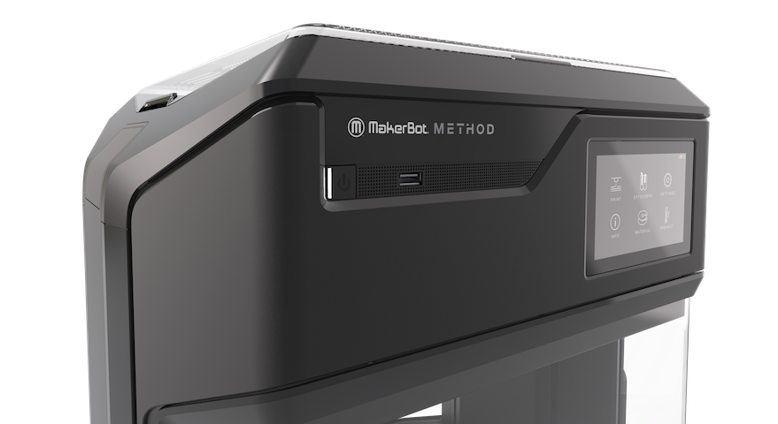 MakerBot Method 3D Printer screen