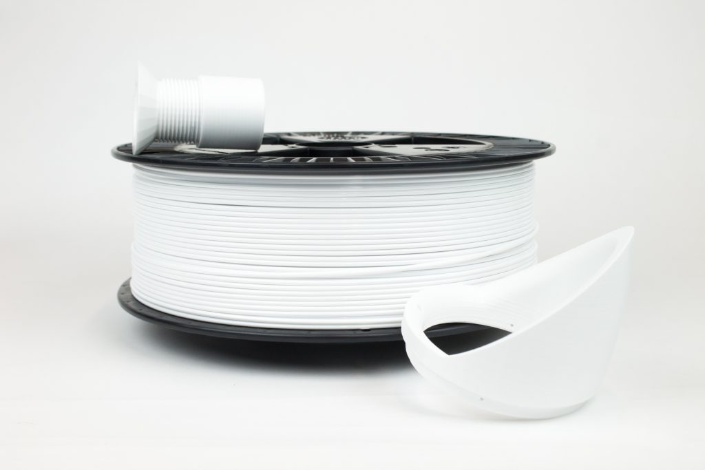 ColorFabb PETG Economy 系列 - 白色成品
