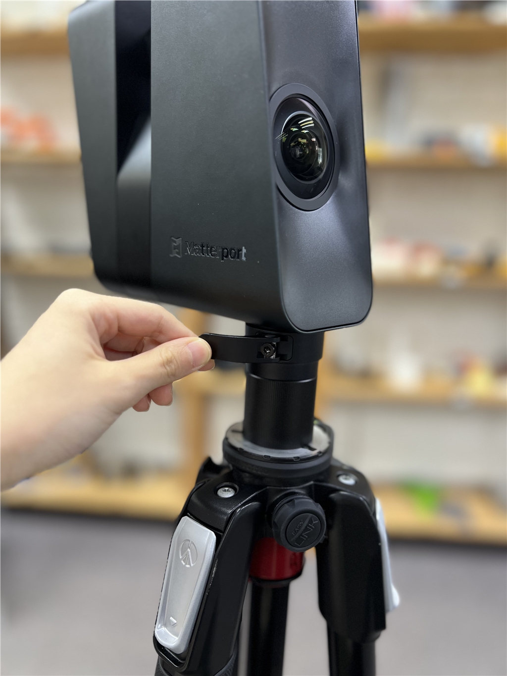 Matterport Pro3 3D 專用雲台關上夾子固定掃描器