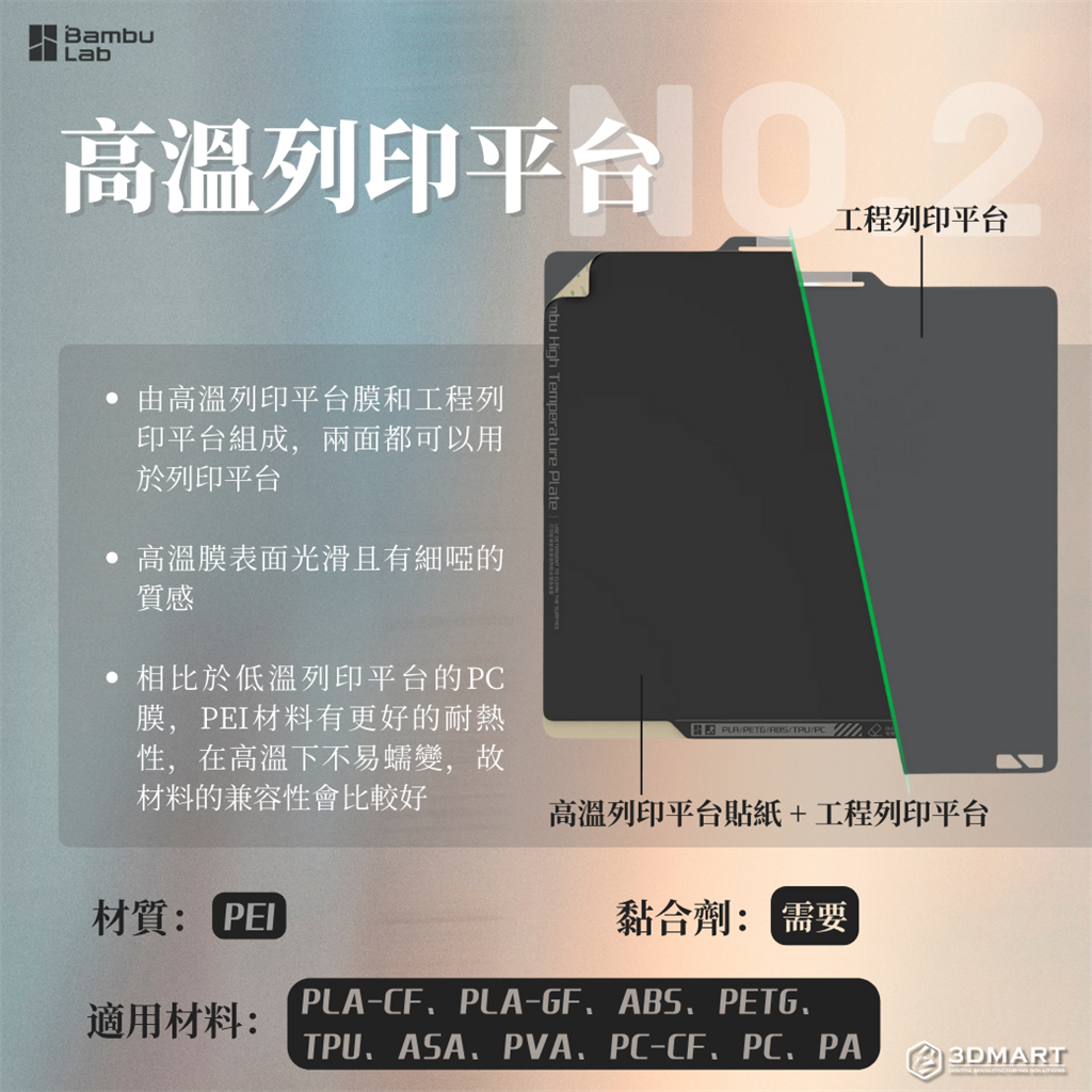 Bambu Lab 高溫列印平台特性