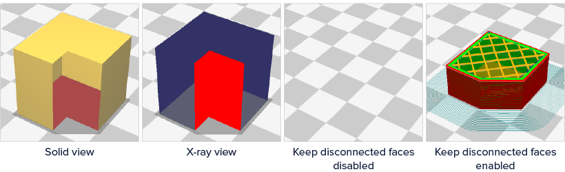 Keep disconnected faces cura 3dmart 