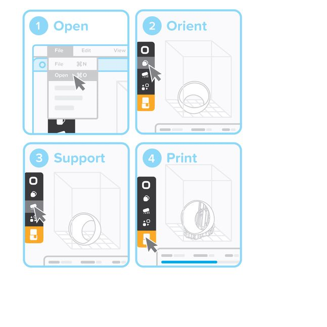 Formlabs - Form2 SLA 光固化3D列印機 3DMART PreForm準備列印