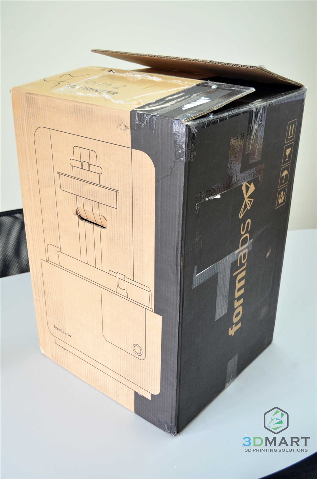 Formlabs SLA 3D列印機 Form 2 台灣 銷售 3DMART 開箱文章 外箱
