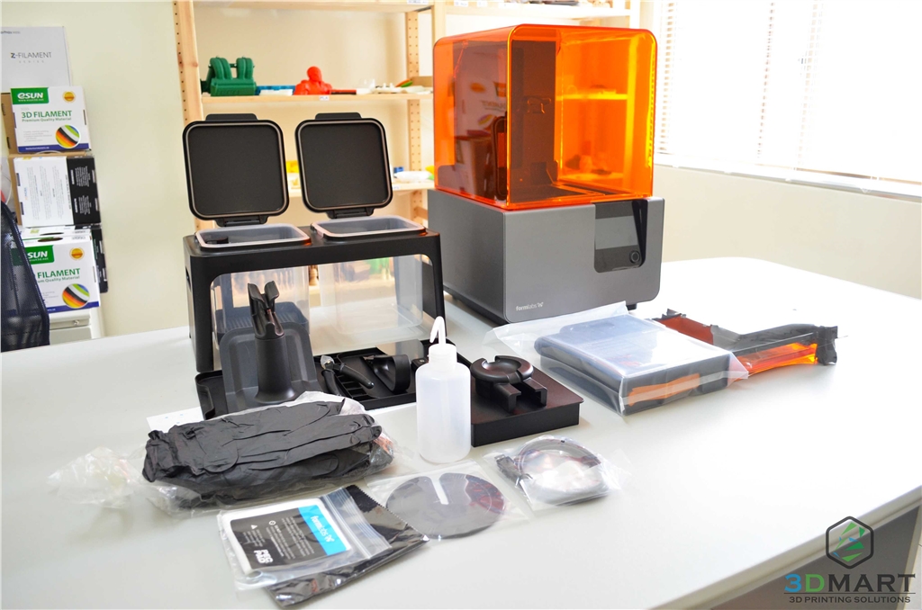 Formlabs SLA 3D列印機 Form 2 台灣 開箱文章 主機加配件全覽 3DMART