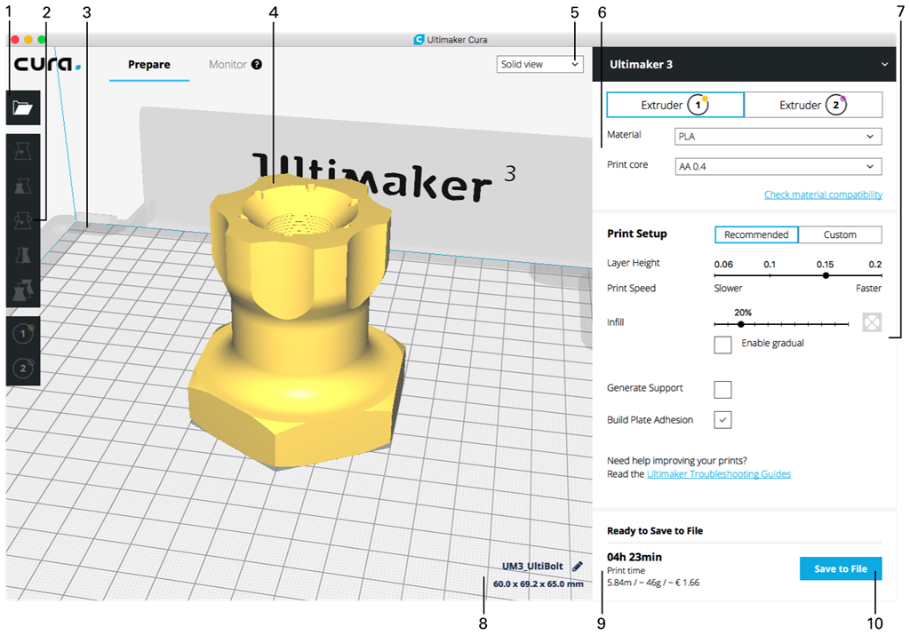 cura3.0介面介紹
