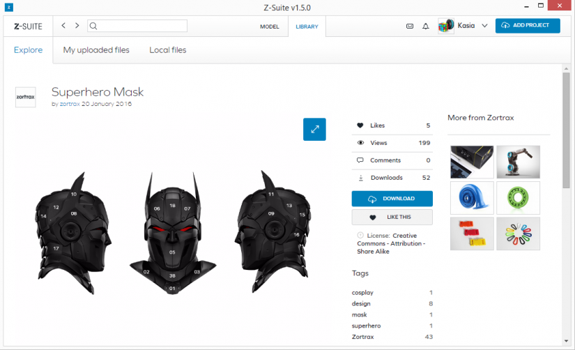 Zortrax M200  Z-Suite操作指南  z-suite 模型庫指南